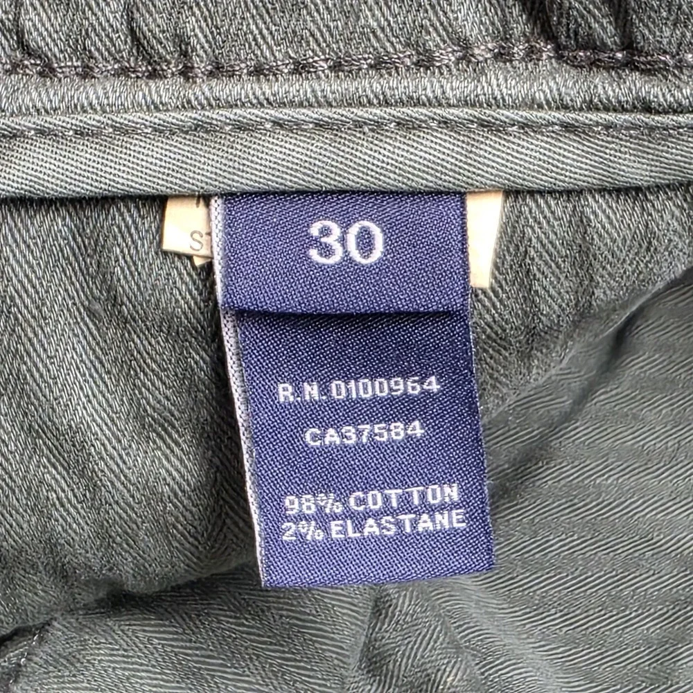 New‎ PRPS Men's Savoy Bowman Slim Fit Chino Cargo Pants Size 30 Green E87P507K